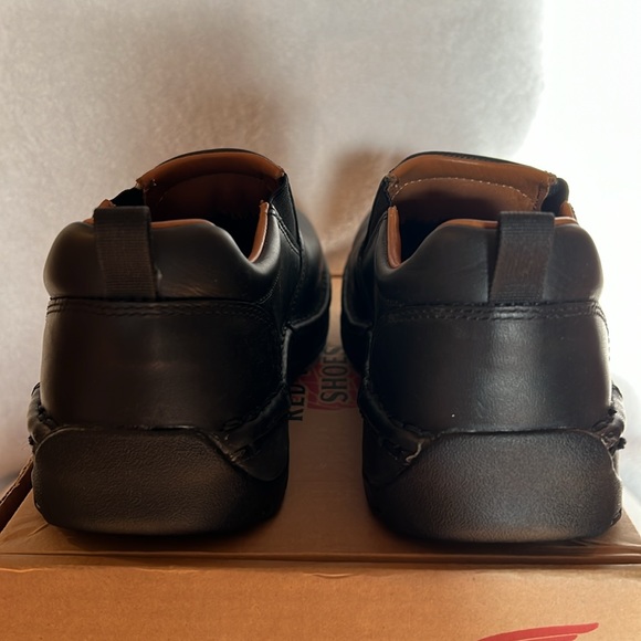 NEW MENS “Red Wing Shoes” Black Leather Slip On Loafer Shoes Size 9D Width - Picture 3 of 7